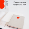 Наклейка Наклейки сердечки для творчества, 45 шт, красные