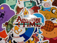 Набор наклеек Время приключений / Adventure Time