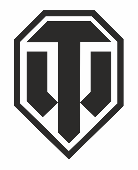 Наклейка World of Tanks логотип