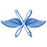 Наклейка эмблема ВВС России