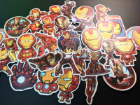 Набор наклеек Железный человек / Iron Man