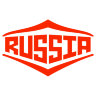Наклейка надпись RUSSIA