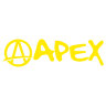 Наклейка APEX на трюковой самокат