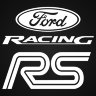 Наклейка Ford Racing RS