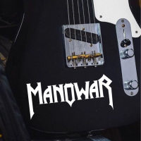 Наклейка Manowar на гитару