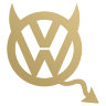 Наклейка VW злой