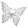Наклейка бабочка 4