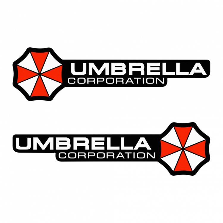 Наклейка Наклейка на авто Umbrella Corporation, 2 шт