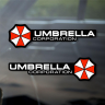 Наклейка Наклейка на авто Umbrella Corporation, 2 шт