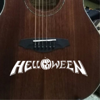 Наклейка Halloween на гитару