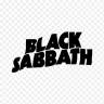 Наклейка надпись Black Sabbath