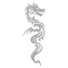 Наклейка китайский дракон