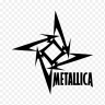 Наклейка logo metallica на гитару