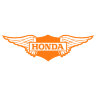 Наклейка Honda с крыльями