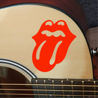 Наклейка Rolling Stones на гитару