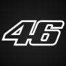 Наклейка на мотоцикл #46 Valentino Rossi