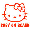 Наклейка Baby on board (kitty)