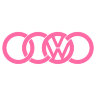 Наклейка AUDI и Volkswagen