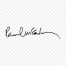 Наклейка на гитару автограф Пола Маккартни