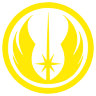 Наклейка эмблема джедаев